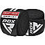 Бинти на коліна RDX GYM KNEE WRAP R11 BLACK/WHITE, фото 4