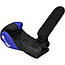Боксерські рукавиці RDX F4 Boxing Sparring Gloves Hook&Loop BLUE/BLACK 10 унцій (капа у комплекті), фото 5