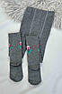 Колготи дитячі для дівчинки темно-сірого кольору р.140-152 187607T Безкоштовна доставка, фото 2
