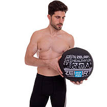 М'яч волбол Zelart Wall Ball 7 кг d 35 см для кросфіту та фітнесу, фото 3