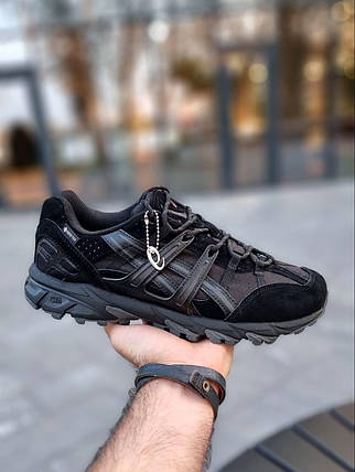 Зимові Чоловічі Кросівки Asics Gel-Sonoma 15-50 Gore-Tex Black / Асікс Гел-Сонома 15-50 Гор Текс Чорні, фото 1