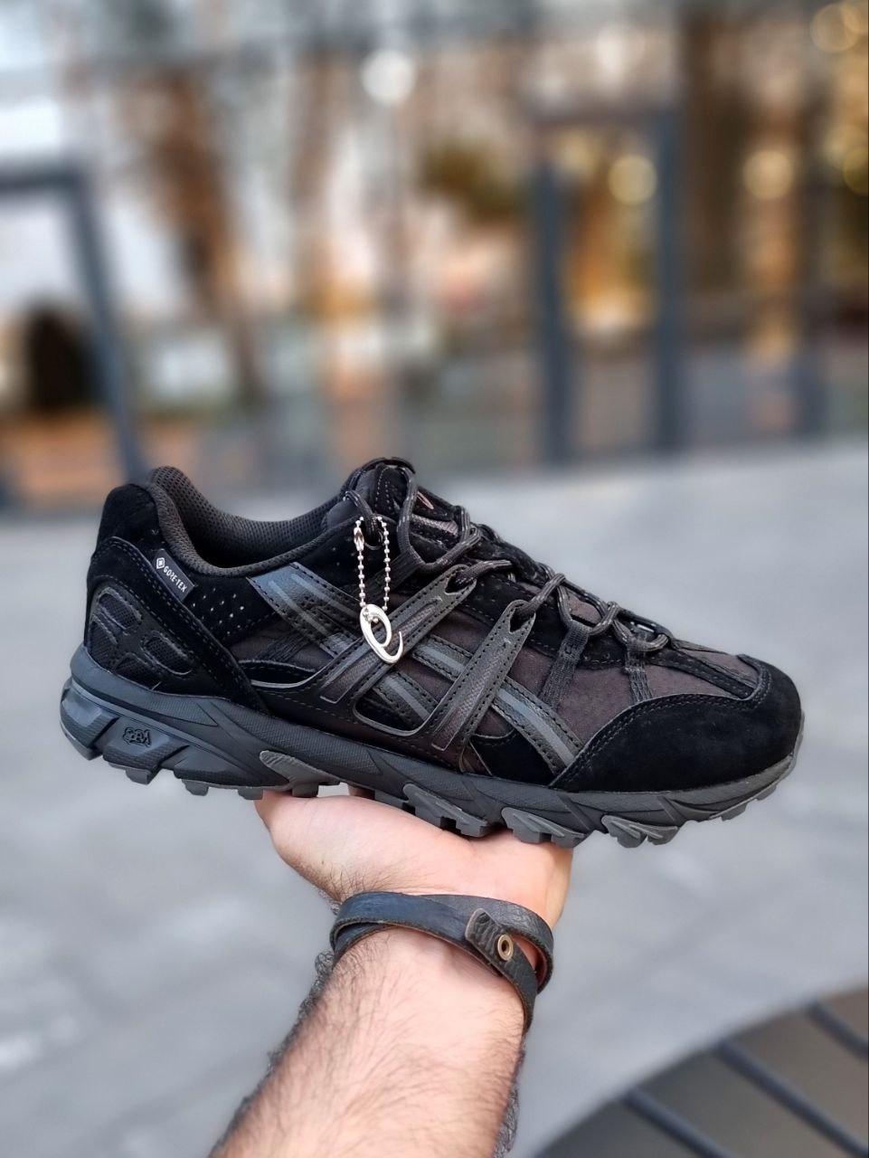 Зимові Чоловічі Кросівки Asics Gel-Sonoma 15-50 Gore-Tex Black / Асікс Гел-Сонома 15-50 Гор Текс Чорні