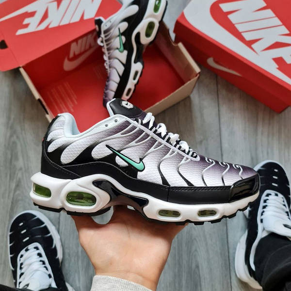 Nike Air Max TN Plus White Black Mint Krosonavtik 2330975669