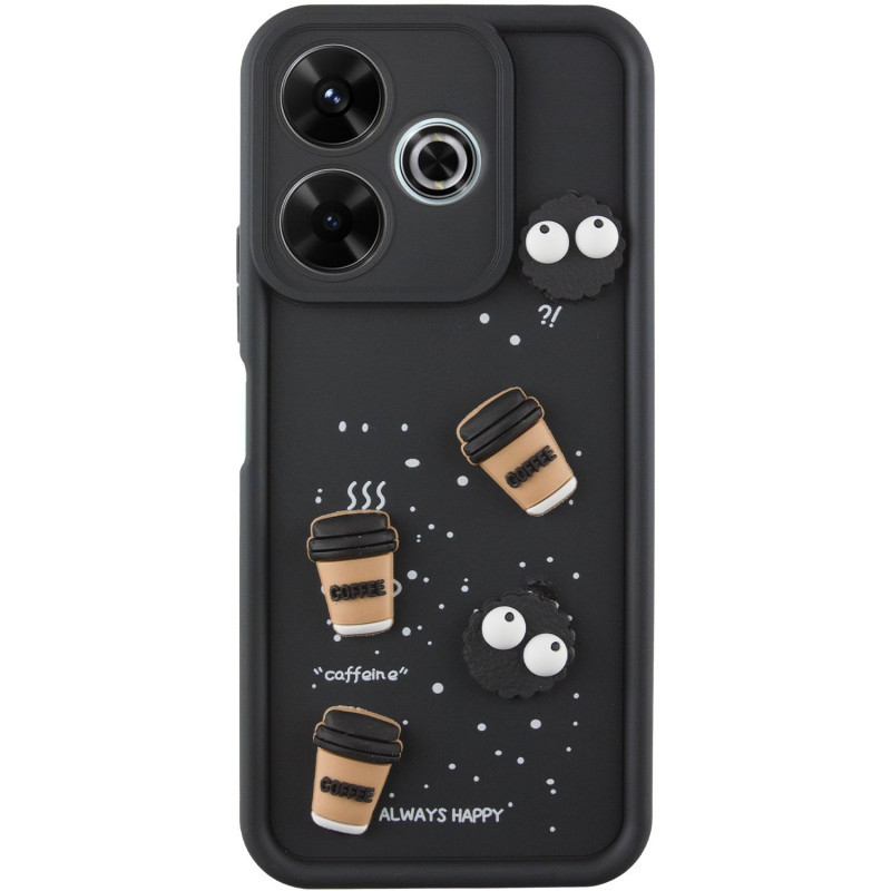 Чохол TPU Toys Case для Xiaomi Redmi 13 4G / Poco M6 4G Black / Always Happy