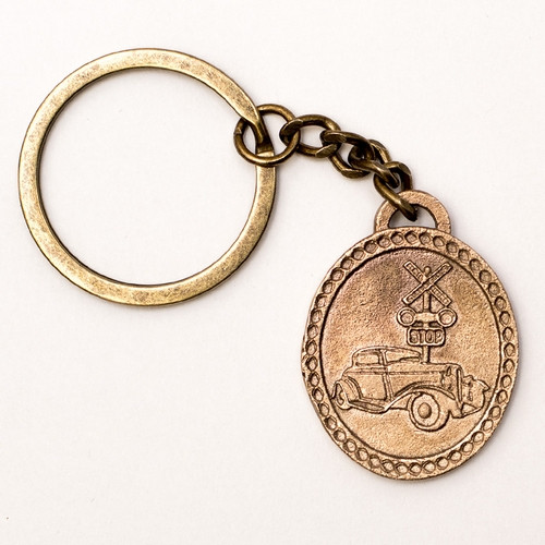 Амулет Святий Хрістофер Бронзове покриття / Амулет Святий Хрістофер Бронзове покриття 2x2 см, фото 1