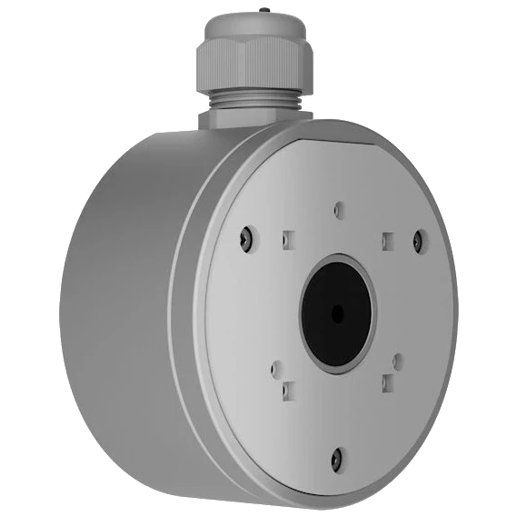 Коробка для кріплення IP камери Ajax JunctionBox (118) ASP white для встановлення з кабельним вводом PG21 та ущільнювальним