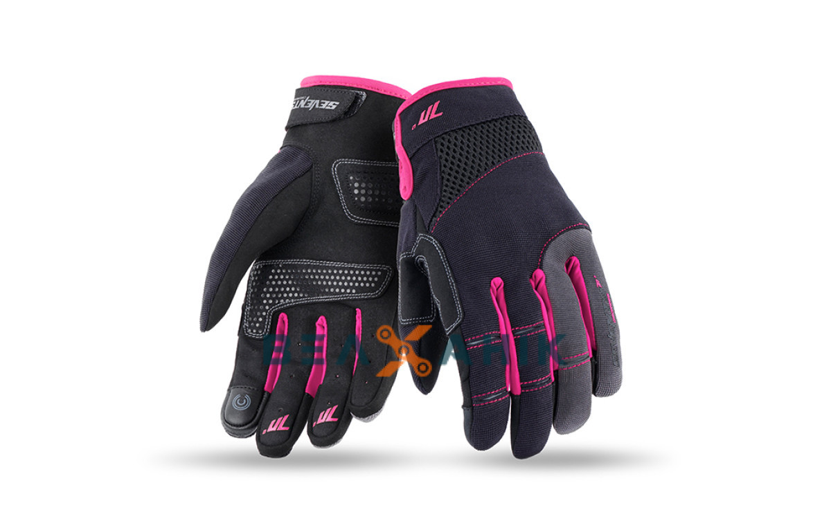 Рукавиці літні Seventy C50 LADY Black Pink [XS]