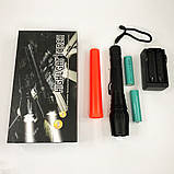 Ручний аварійний ліхтар Police 8668-T6, Потужний світлодіодний ліхтар ручний металевий ED-45, фото 8