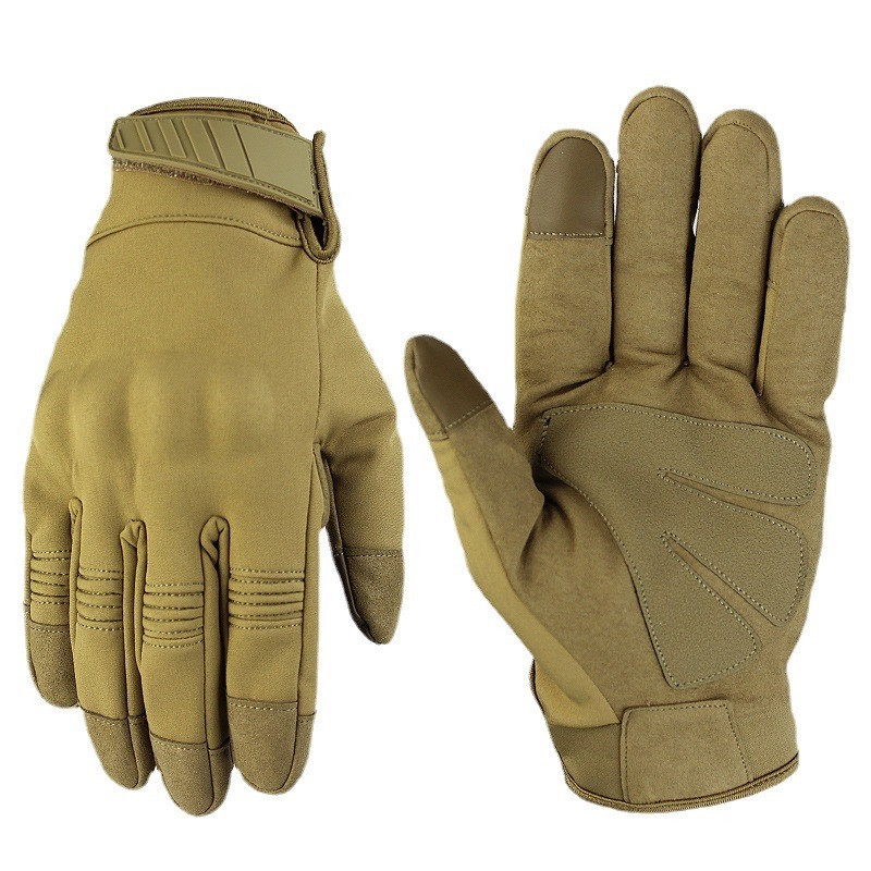 Зимові тактичні рукавички Softshell Койот