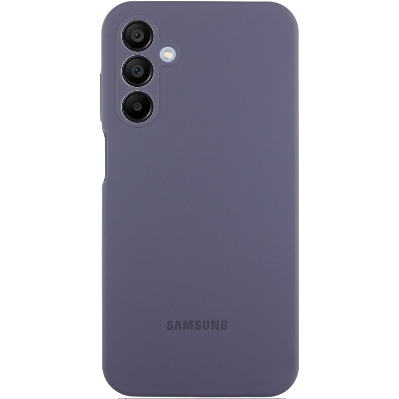Чохол Silicone Cover Lakshmi Full Camera (AAA) with Logo для Samsung Galaxy A26 5G | Сірий / Dark Gray