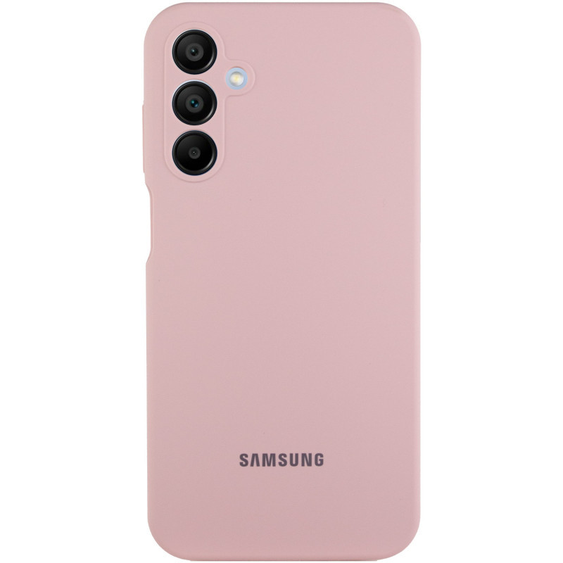 Чохол Silicone Cover Lakshmi Full Camera (AAA) with Logo для Samsung Galaxy A26 5G | Рожевий / Pink Sand