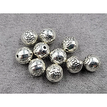 Намистини металеві 8мм (15 шт)