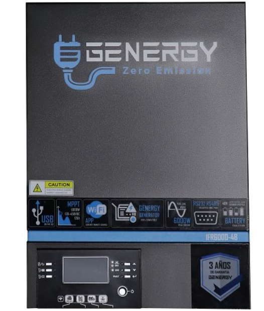 Інвертор перетворювач напруги GENERGY IFR6000-48 48-220В 6 кВт