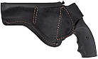Кобура для револьвера 4" поясна шкіряна зі скобою, фото 2