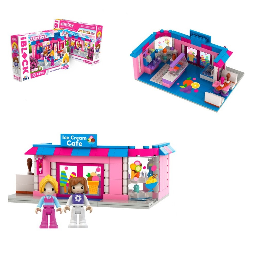 Конструктор Kids hits IBLOCK Junior Кафе-морозиво (262 дет.) KH08/003/3, фото 1