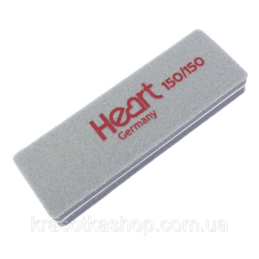 Баф-шліфувальник міні для нігтів Heart 150/150, фото 1
