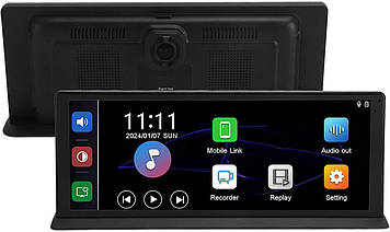 DVR 1026 Відеореєстратор на торпеду, 10,26" сенсор, 2 камери BT+FM-transmit+AUX+Airplay+Screen Mirroring
