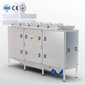 Сушіння тунельна (прохідна) для корму, сухофруктів