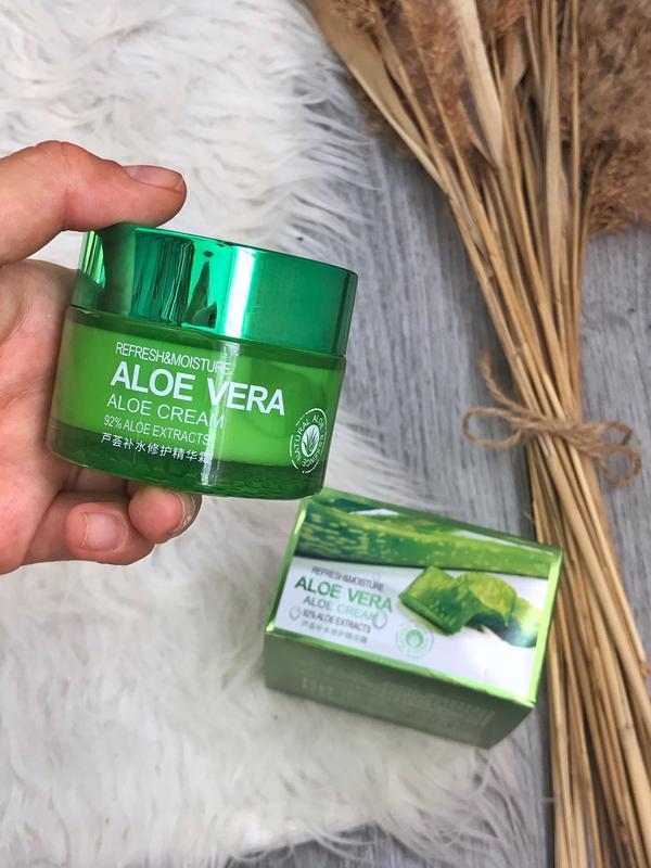 Зволожуючий крем Bioaqua Aloe Vera Cream Refresh & Moisture Крем Алое Віра 50 мл