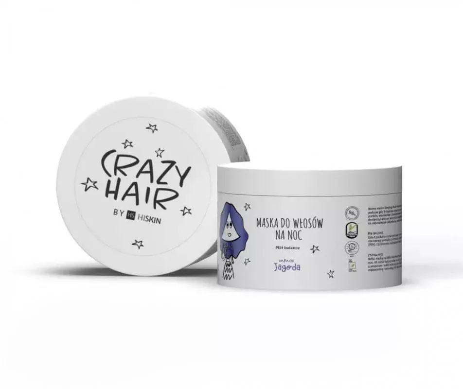 Маска для волосся нічна з ароматом чорниці HiSkin Crazy Hair 300 мл