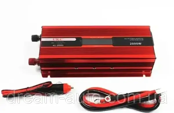 Інвертор KC-2000D LCD 12 V 2000 W (7431121)