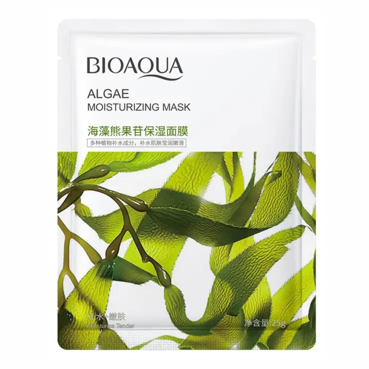 Тканинна маска для обличчя з екстрактом водорослів Bioaqua Algae Moisturizing Mask
