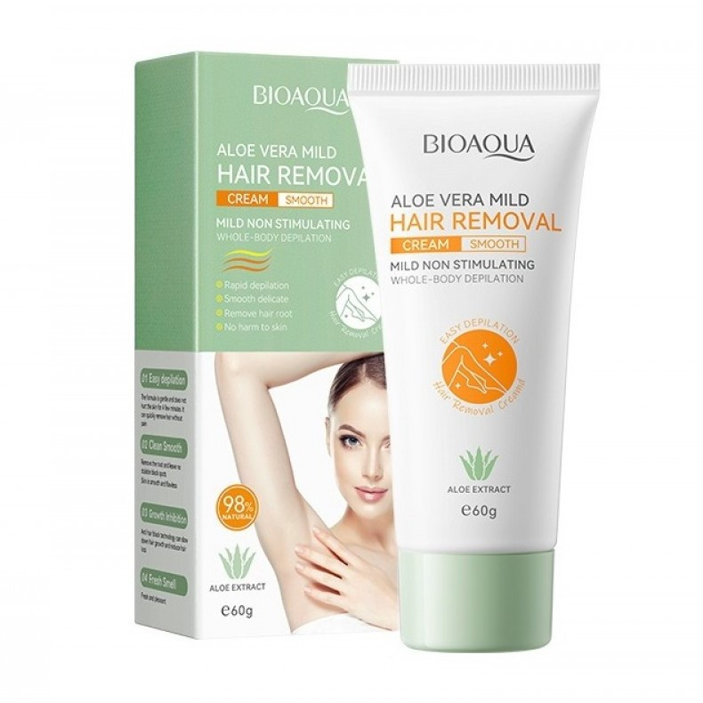 Крем для депіляції Bioaqua Алое 60g