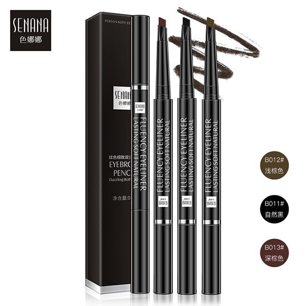 Олівець для брів Senana Colorful and Detailed Double Eyebrow Pen