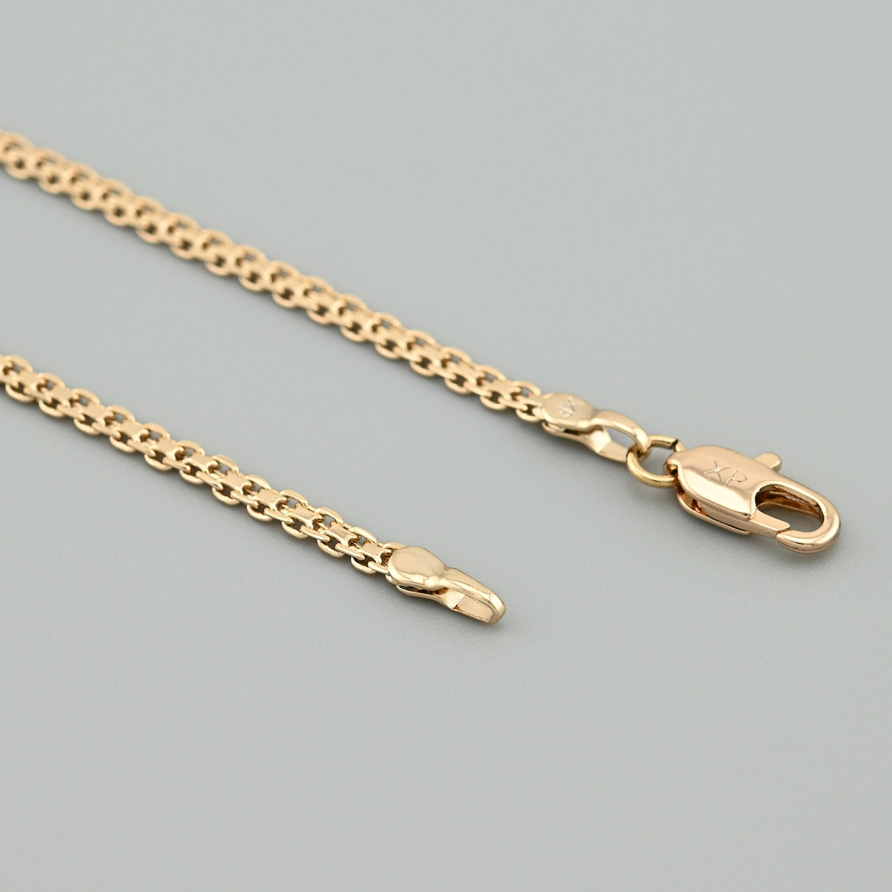 Браслет Бісмарк класичний 41651 ширина 2 мм позолота 18К довжина 15, фото 1