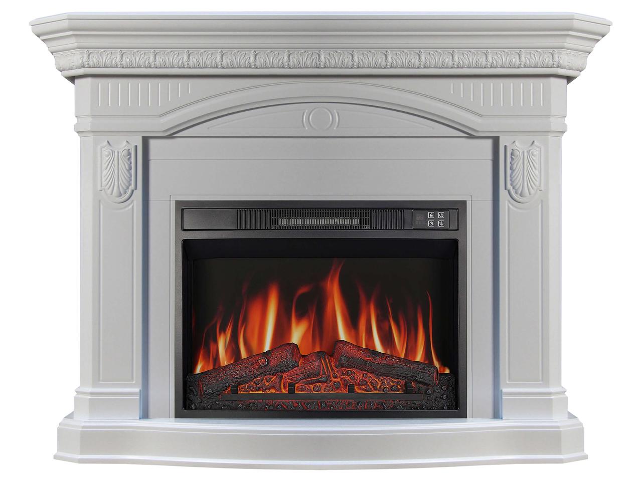 Камінокомплект ArtiFlame SYDNEY AF23S БІЛИЙ ДУБ Б'ЯНКО (зі звуком), фото 1