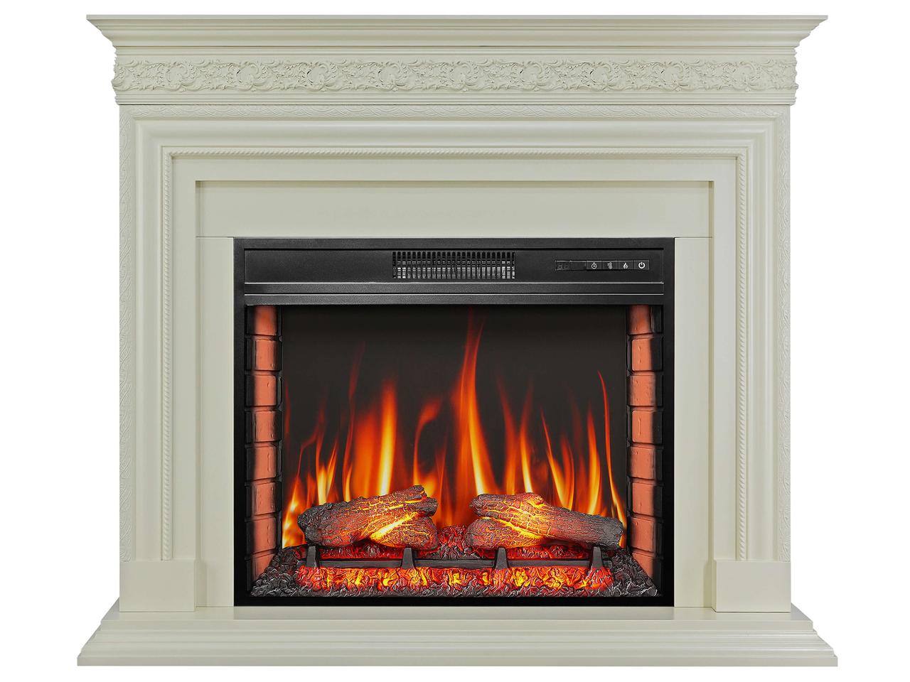 Камінокомплект ArtiFlame PRATELLA AF28S БІЛИЙ ВАНІЛЬ (зі звуком)