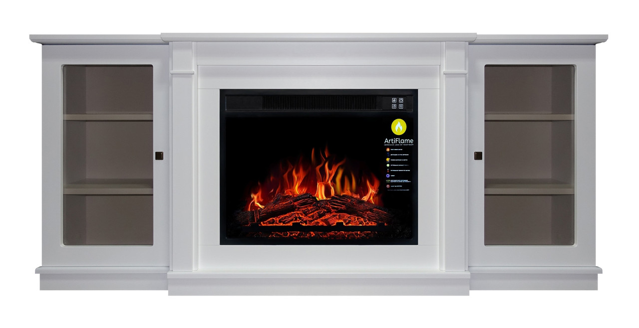Камінокомплект ArtiFlame VERMONT AF23S БІЛИЙ Б'ЯНКО (зі звуком)