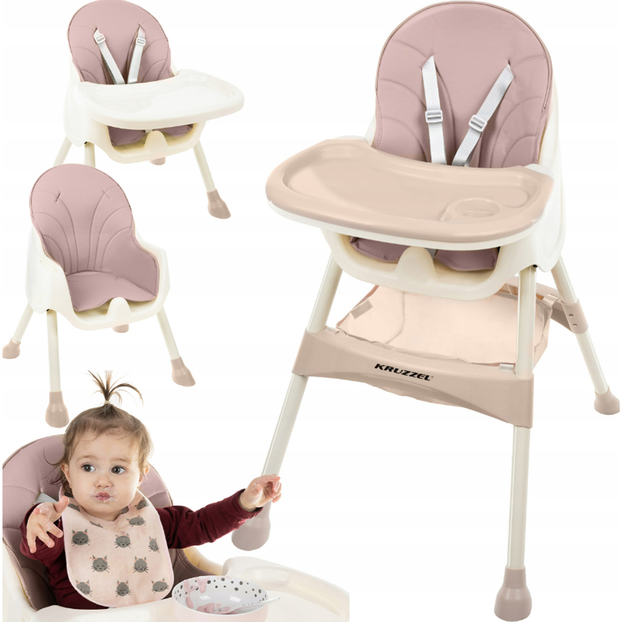 Дитячий стільчик для годування Kidwell KRUZZEL