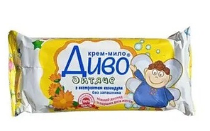 Тверде крем-мило "Диво" дитяче з екстрактом календули 100 гр 4820241540051