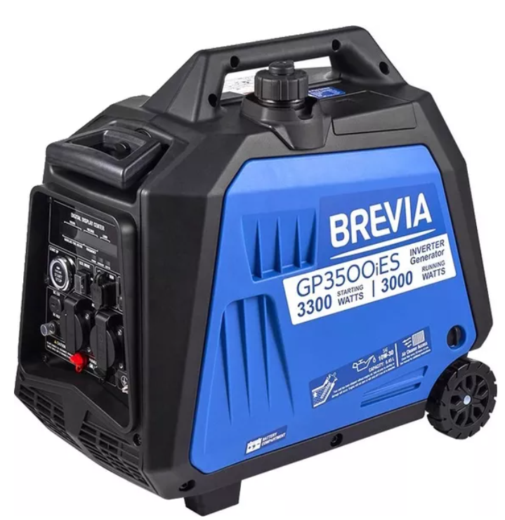 Генератор інверторний бензиновий BREVIA GP3500iES, з автозапуском