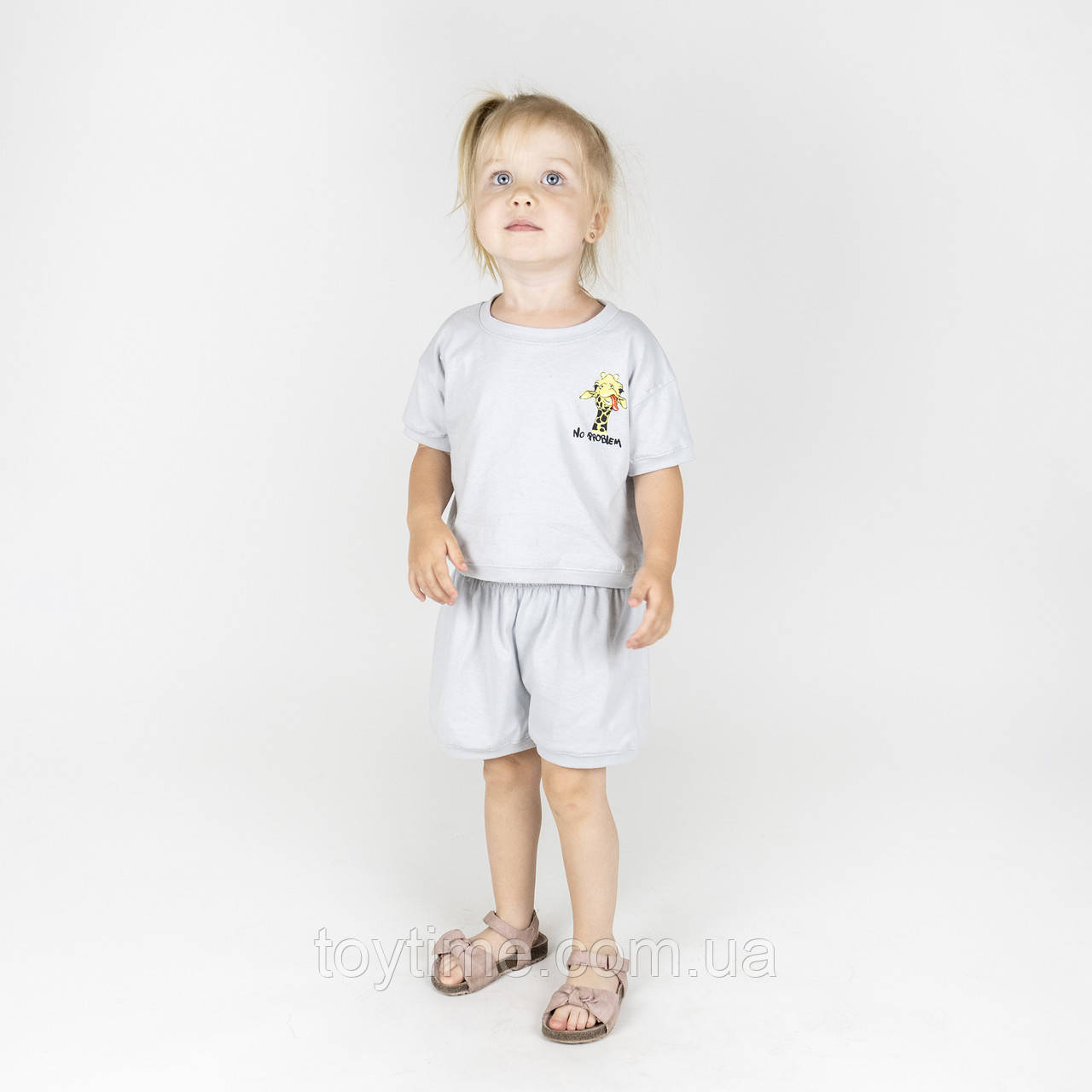 Літній костюм для дівчинки Giraffe, фото 1