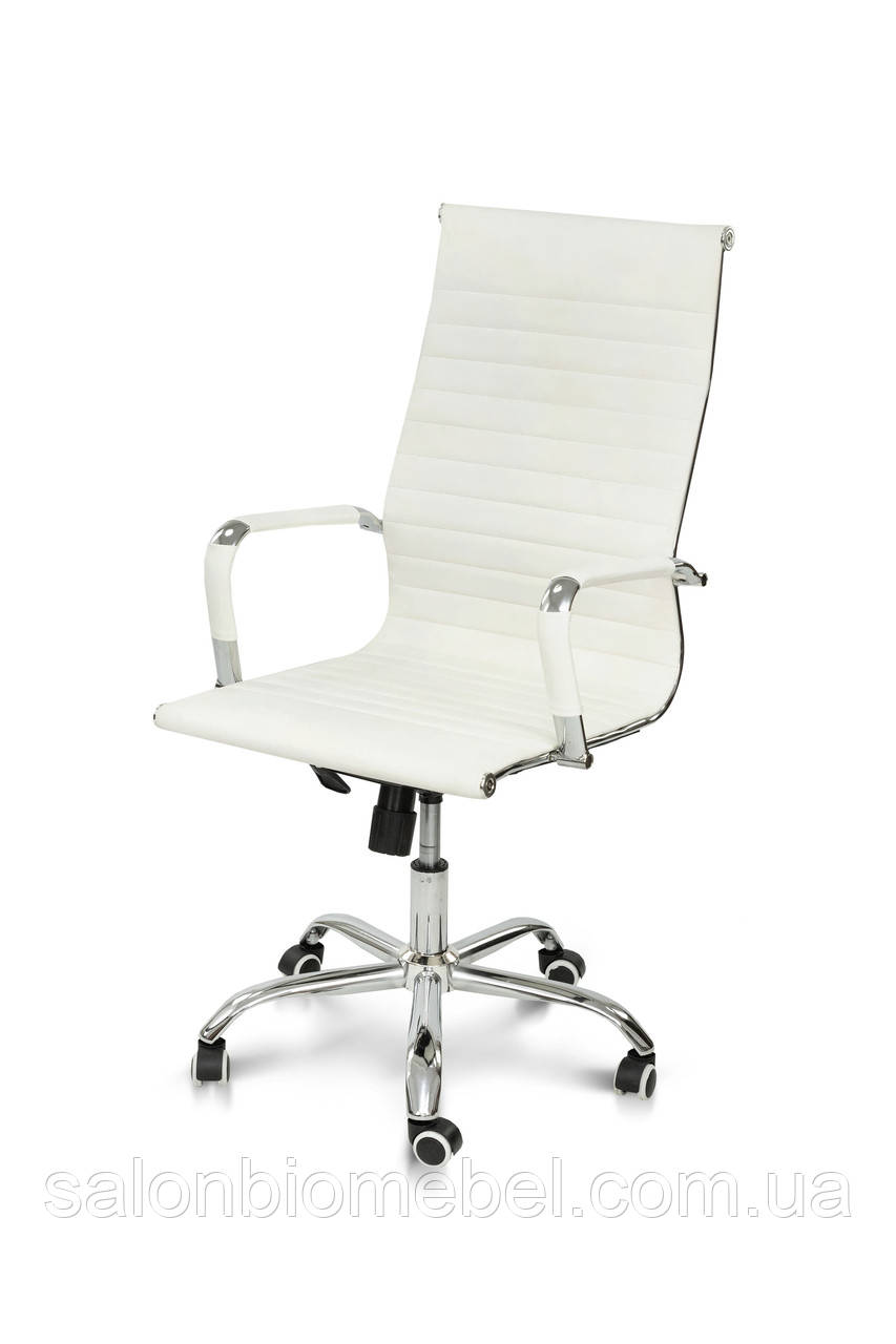 Стілець комп'ютерний Нетворк (Білий), фото 1