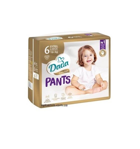 Підгузки-трусики Dada Extra Care Pants 6 extra large (16+ кг) 32 шт