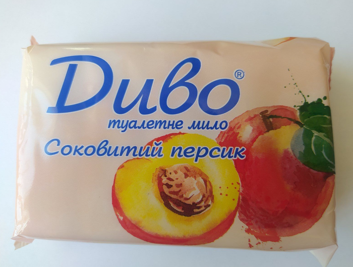 Туалетне крем-мило "Диво" Персик 5шт. по 70 гр. 4820241540488