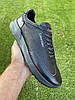 Чоловічі шкіряні кросівки (натуральна шкіра) чорні демісезонні для чоловіків на весну осінь, розміри 40-45, фото 9