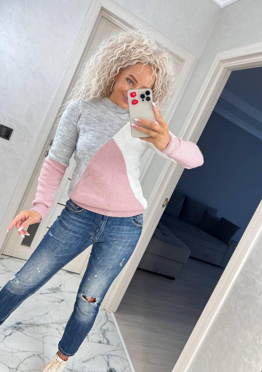 Светр жіночий напівшерсть oversize sin1524-5024