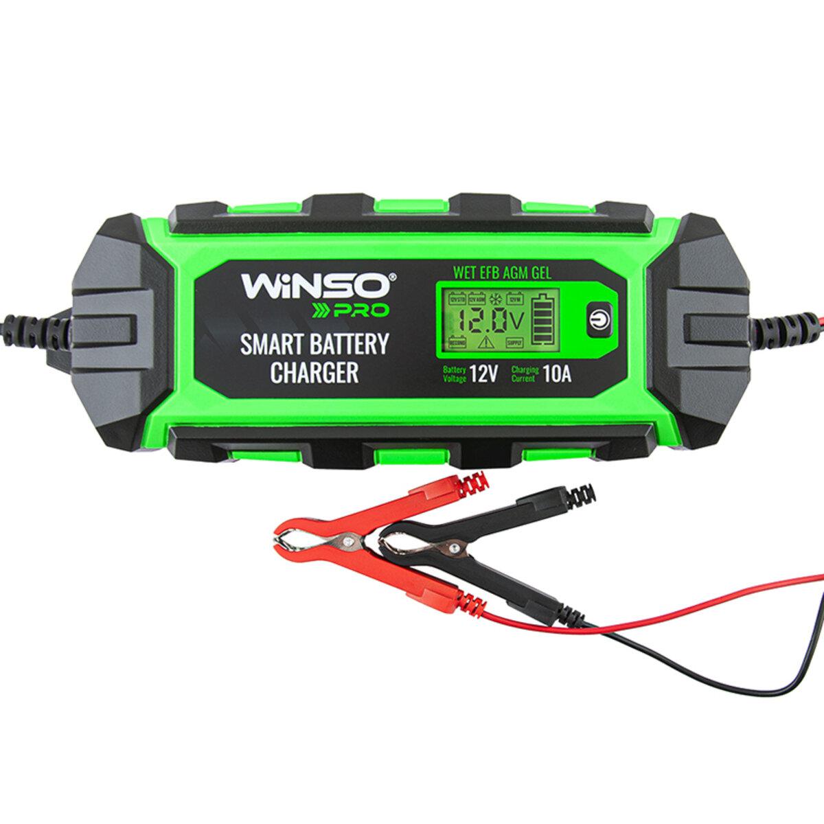 Зарядний пристрій АКБ Winso Pro 12 V, 10 A LCD