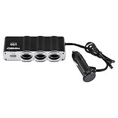 Розгалужувач прикурювача Winso 3в1, фото 3