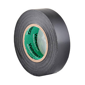 Стрічка ізоляційна ПВХ Winso до.25 м, ш.19 мм, зокрема 120 мк, чорна, фото 3