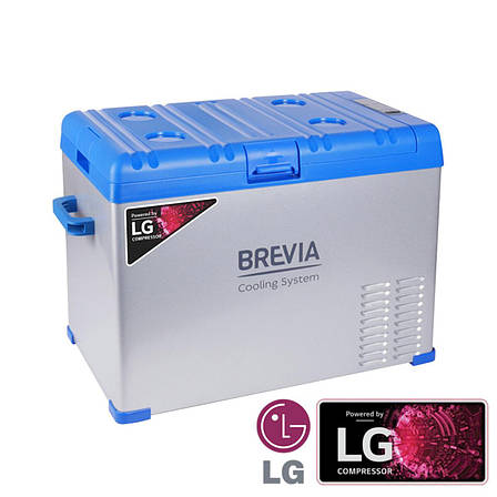 Холодильник автомобільний Brevia 40 л (компресор LG) 22425, фото 1