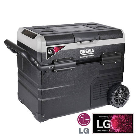 Холодильник автомобільний Brevia 50 л (компресор LG) 22635, фото 1
