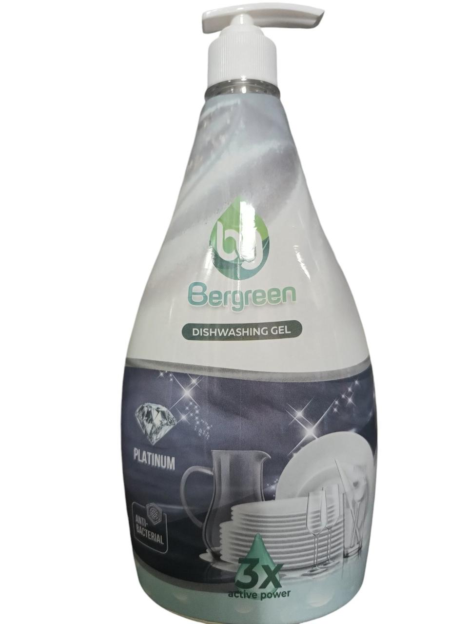 Засіб для миття посуду Bergreen Platinum 1000ml