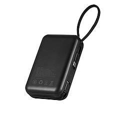 Повербанк (Power Bank) Brevia 20000mAh 22.5W Type-C+Lightning Cable, Li-Pol, LCD, фото 3