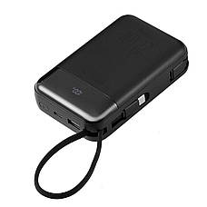Повербанк (Power Bank) Brevia 20000mAh 22.5W Type-C+Lightning Cable, Li-Pol, LCD, фото 5