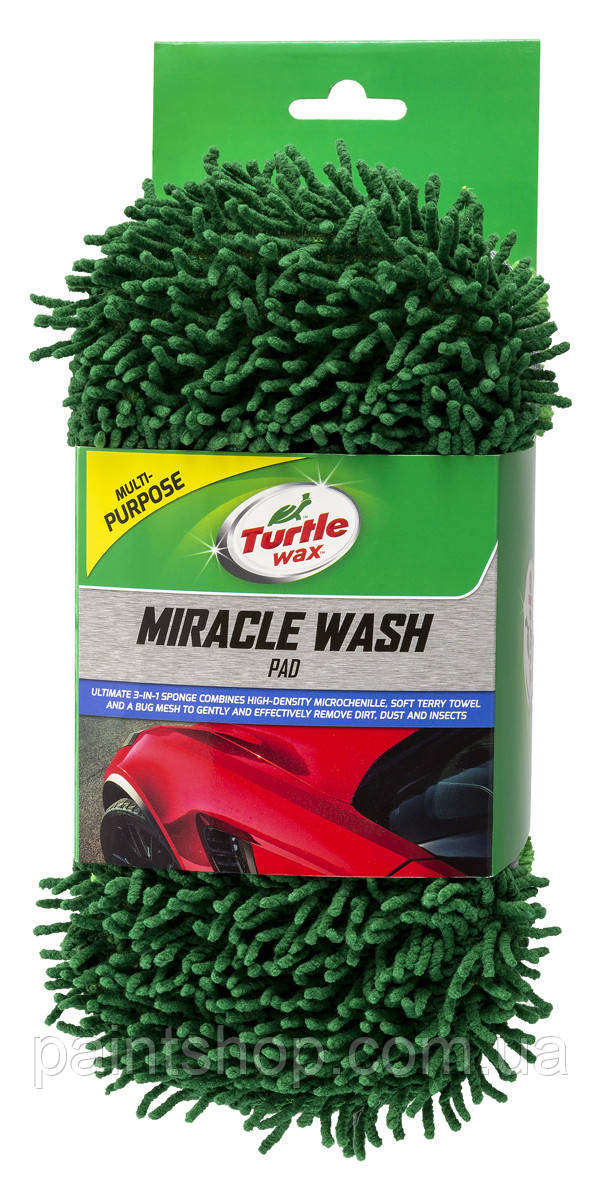 Губка з мікрофібри для миття та полірування кузова Turtle Wax 210х100х60 1 шт, фото 1